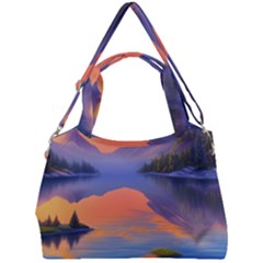 Loveliest Sunset Double Compartment Shoulder Bag by GardenOfOphir