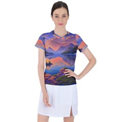 Loveliest Sunset Women s Sports Top by GardenOfOphir