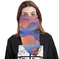 Loveliest Sunset Face Covering Bandana (triangle) by GardenOfOphir