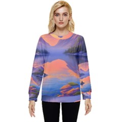 Loveliest Sunset Hidden Pocket Sweatshirt by GardenOfOphir