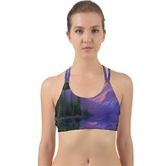 Magnificent Sunset Back Web Sports Bra by GardenOfOphir