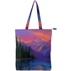 Magnificent Sunset Double Zip Up Tote Bag by GardenOfOphir