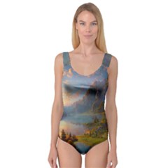 Marvelous Sunset Princess Tank Leotard  by GardenOfOphir