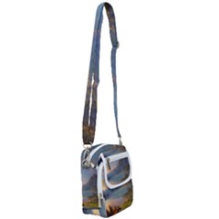 Marvelous Sunset Shoulder Strap Belt Bag by GardenOfOphir