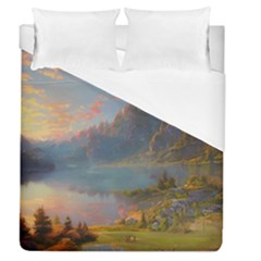 Marvelous Sunset Duvet Cover (queen Size) by GardenOfOphir