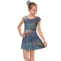 Marvelous Sunset Kids  Cap Sleeve Dress by GardenOfOphir