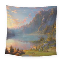 Marvelous Sunset Square Tapestry (large) by GardenOfOphir