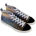 Marvelous Sunset Men s Mid-Top Canvas Sneakers View3