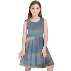 Marvelous Sunset Kids  Skater Dress by GardenOfOphir