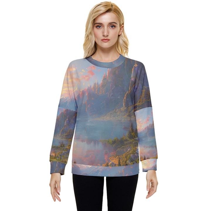 Marvelous Sunset Hidden Pocket Sweatshirt