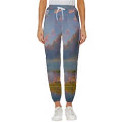 Marvelous Sunset Cropped Drawstring Pants by GardenOfOphir