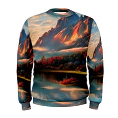 Opulent Sunset Men s Sweatshirt by GardenOfOphir