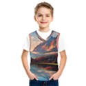 Opulent Sunset Kids  Basketball Tank Top View1