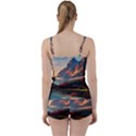 Opulent Sunset Tie Front Two Piece Tankini View2