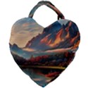 Opulent Sunset Giant Heart Shaped Tote View2