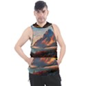 Opulent Sunset Men s Sleeveless Hoodie View1