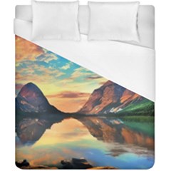 Portentous Sunset Duvet Cover (california King Size) by GardenOfOphir