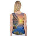 Remarkable Lake Sunset Women s Basketball Tank Top View2