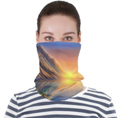 Remarkable Lake Sunset Face Seamless Bandana (adult) by GardenOfOphir