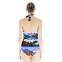 Solemn Soft Pastel Sunset Halter Swimsuit View2