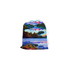 Solemn Soft Pastel Sunset Drawstring Pouch (xs) by GardenOfOphir