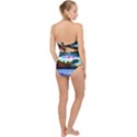 Solemn Soft Pastel Sunset Scallop Top Cut Out Swimsuit View2