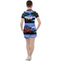 Solemn Soft Pastel Sunset Women s Tee and Shorts Set View2