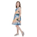 Somber Lake Sunset Kids  Skater Dress View2