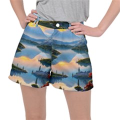 Somber Lake Sunset Ripstop Shorts