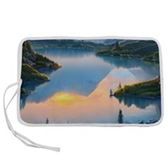 Somber Lake Sunset Pen Storage Case (m) by GardenOfOphir