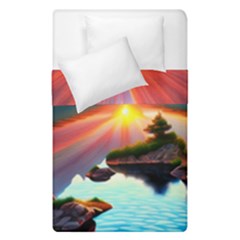 Gorgeous Sunset Duvet Cover Double Side (single Size) by GardenOfOphir