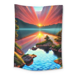 Gorgeous Sunset Medium Tapestry by GardenOfOphir