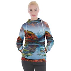 Breathtaking Landscape Scene Women s Hooded Pullover by GardenOfOphir