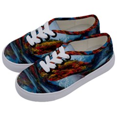 Breathtaking Landscape Scene Kids  Classic Low Top Sneakers by GardenOfOphir