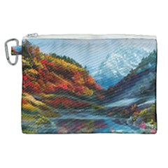 Breathtaking Landscape Scene Canvas Cosmetic Bag (xl) by GardenOfOphir