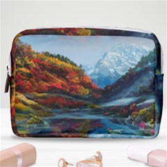 Breathtaking Landscape Scene Make Up Pouch (medium) by GardenOfOphir