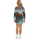 Breathtaking Landscape Scene Womens Long Sleeve Shirt Dress View4