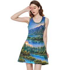 Stunning Sunset By The Lake Inside Out Racerback Dress by GardenOfOphir