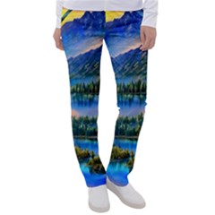 Stunning Sunset By The Lake Women s Casual Pants by GardenOfOphir