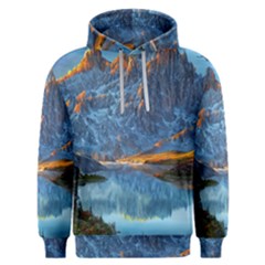 Majestic Lake Landscape Men s Overhead Hoodie by GardenOfOphir