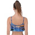 Majestic Lake Landscape Frill Bikini Top View2