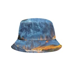 Majestic Lake Landscape Bucket Hat (kids) by GardenOfOphir