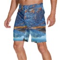 Majestic Lake Landscape Men s Beach Shorts View2