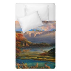 Summer Sunset Duvet Cover Double Side (single Size) by GardenOfOphir