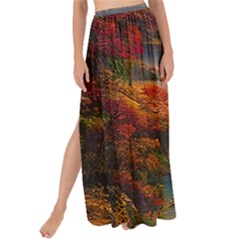 Summer Sunset Maxi Chiffon Tie-up Sarong by GardenOfOphir