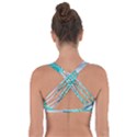 Stunning Pastel Blue Ocean Waves Got No Strings Sports Bra View2