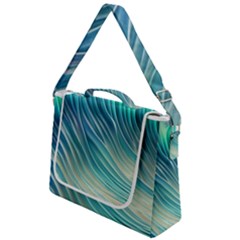 Pastel Ocean Waves Box Up Messenger Bag by GardenOfOphir