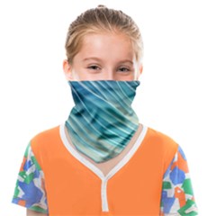 Pastel Ocean Waves Face Covering Bandana (kids) by GardenOfOphir