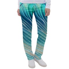 Pastel Ocean Waves Women s Casual Pants by GardenOfOphir