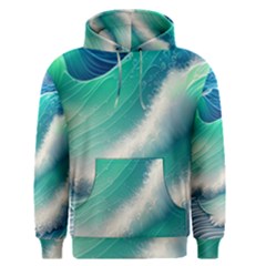 Beautiful Abstract Pastel Ocean Waves Men s Core Hoodie by GardenOfOphir